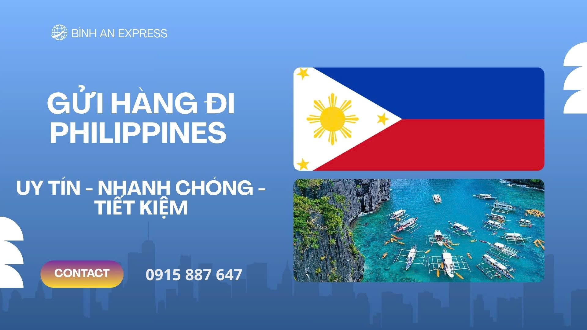 Gửi Hàng Đi Philippines Giá Tốt Tại Bình An Express 2026 – Nhanh Chóng, An Toàn, Tiết Kiệm Chi Phí